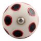 Navy Blue Dot Ceramic Wine Stopper